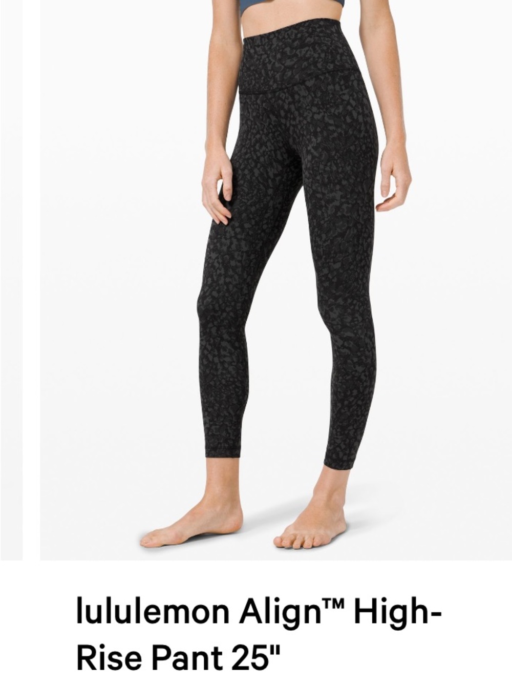 lululemon athletica Align High-Rise Leggings - wild thing camo deep coal multi